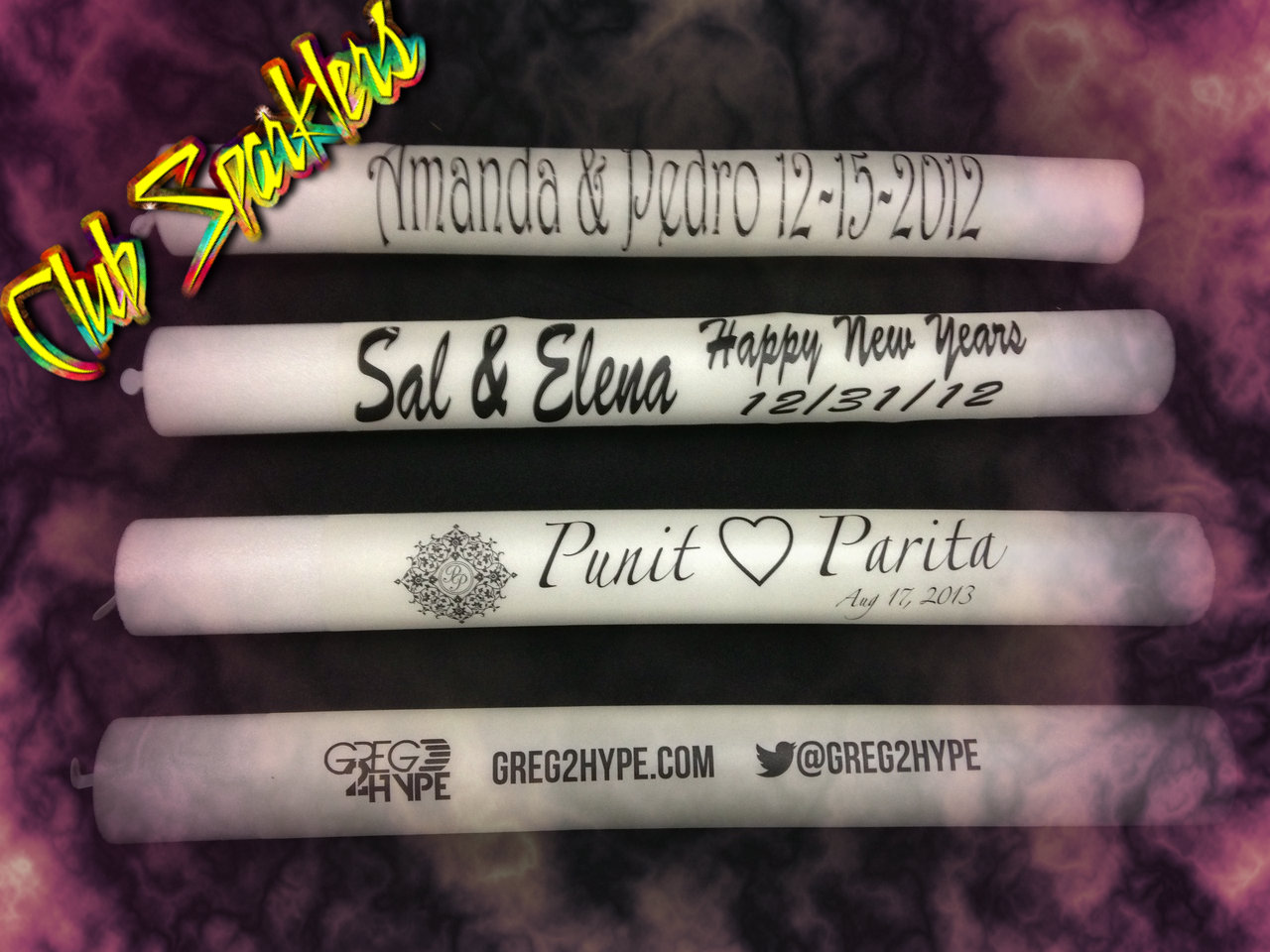 16 inch Led custom foam sticks, wedding foam sticks,personalized foam stick