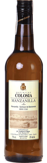 Gutierrez-Colosía Manzanilla DO Manzanilla - Sanlúcar de Barrameda