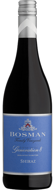 Generation 8 Shiraz, Coastal Region|14868 2024 by Bosman Family Vineyards, Shiraz from Coastal, South Africa - Imported by Opimian Wine Club