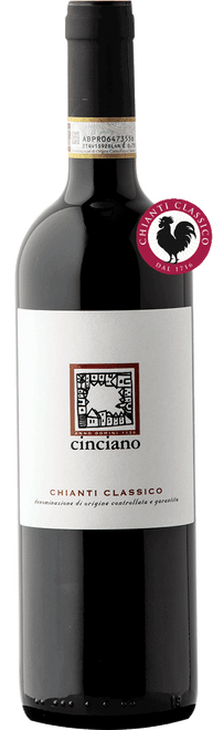 Cinciano Chianti Classico DOCG|14880 2023 by Cinciano, Sangiovese from Toscana, Italy - Imported by Opimian Wine Club