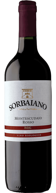 Sorbaiano Rosso Montescudaio DOC|14904 2023 by Fattoria Sorbaiano, Sangiovese from Toscana, Italy - Imported by Opimian Wine Club