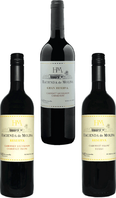 Hacienda de Molina Case|14974 2023 by , Cabernet Sauvignon from Curico Valley, Chile - Imported by Opimian Wine Club