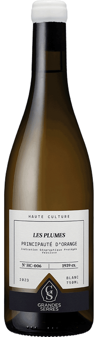 Haute Culture Les Plumes, IGP Vaucluse Principauté d'Orange|15002 2023 by Les Grandes Serres, Grenache from #, France - Imported by Opimian Wine Club