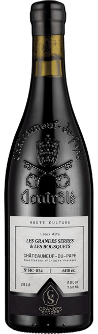 Haute Culture Lieux dits Les Grandes Serres & Les Bousquets, AOP Châteauneuf-du-Pape|15003 2019 by Les Grandes Serres, Grenache Noir from #, France - Imported by Opimian Wine Club