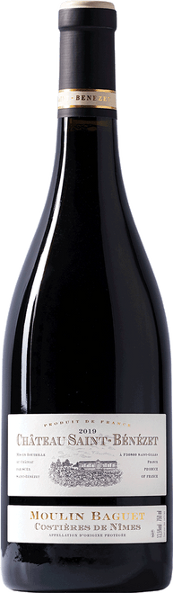 Chateau Saint-Benezet Moulin Baguet Rouge AOP Costieres de Nimes|15025 2023 by Tanguy Chevalier, Syrah from Rhone, France - Imported by Opimian Wine Club