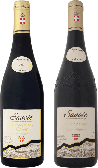 EARL Million Rousseau Gamay de Savoie, Cru Jongieux and Mondeuse de Savoie Case | C325 5492 2023 by , Gamay, Mondeuse from AOP Savoie, France - Imported by Opimian Wine Club