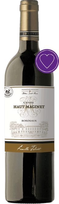 Château Haut Maginet, AOC Bordeaux, Vignobles Jolivet    | C325 5530 2024 by Vignobles Jolivet, Merlot, Cabernet Sauvignon, Cabernet Franc from Bordeaux, France - Imported by Opimian Wine Club