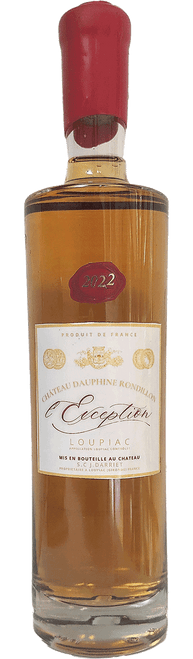 Château Dauphiné Rondillon, l'Exception, AOC Loupiac, S .C J.Darriet   | C325 5515 2022 by Vignobles Darriet, Sémillon from Loupiac, France - Imported by Opimian Wine Club