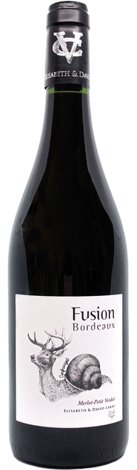 Fusion, AOC Bordeaux, Elisabeth & David Labat   | C325 5523 2023 by Château Vermont, Merlot, Petit Verdot from Bordeaux, France - Imported by Opimian Wine Club