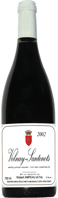 Volnay-Santenots 1er Cru, AOC-2002-C328 2002 by , Pinot Noir from Côtes de Beaune, FRANCE - Imported by Opimian Wine Club