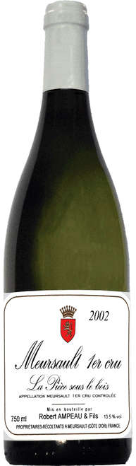 Meursault 1er Cru La Pièce sous le bois, AOC-2002-C328 2002 by , Chardonnay from Côtes de Beaune, FRANCE - Imported by Opimian Wine Club