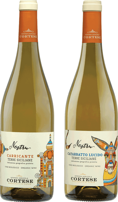 Cortese Nostru Carricante/Catarratto-Lucido Case - 3 bottles each:-C329 2024 by The Wine People Srl., Carricante / Catarratto Lucido from Sicily, Italy - Imported by Opimian Wine Club