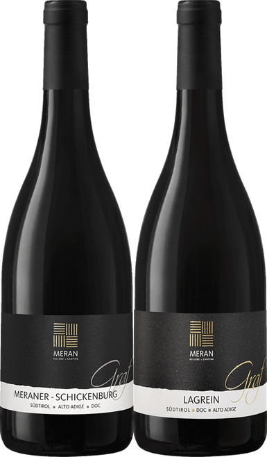 Graf Meraner - Schickenburg and Lagrein Case - 3 bottles each:-C329