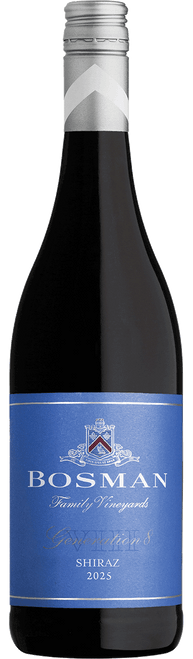 Generation 8 Shiraz, Coastal Region-C331 2025 by Bosman Family Vineyards, Shiraz from Coastal, South Africa - Imported by Opimian Wine Club