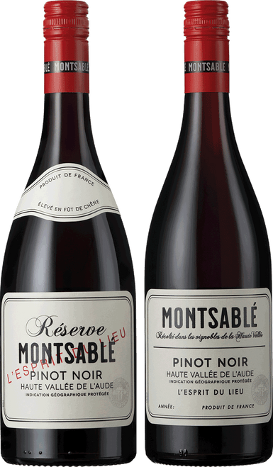Montsablé Pinot Noir / Reserve Pinot Noir Case - 3 bottles each:-C332