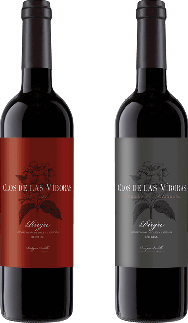 Clos de Las Víboras Vendimia Seleccionada and Crianza Case: 6 bottles each:-C334