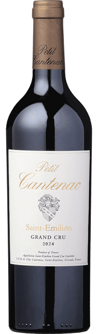 Petit Cantenac, AOC Saint-Émilion Grand Cru Magnums-C335 2024 by Clos Cantenac SCEA, Merlot, Cabernet Franc, Cabernet Sauvignon from AOC Saint-Émilion Grand Cru, France - Imported by Opimian Wine Club