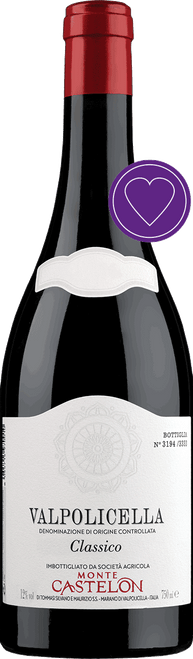 Valpolicella Classico DOC, Monte Castelon-C336 2024 by Monte Castelon, Corvina, Corvinone, Rondinella, Molinara from Valpolicella Classico DOC, Italy - Imported by Opimian Wine Club