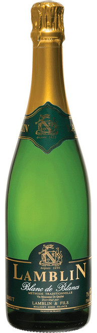 Lamblin Blanc de Blancs, Méthode Traditionnelle Brut-C340 NV by Lamblin Fils, Chenin/Chardonnay/ from Vin de France, France - Imported by Opimian Wine Club