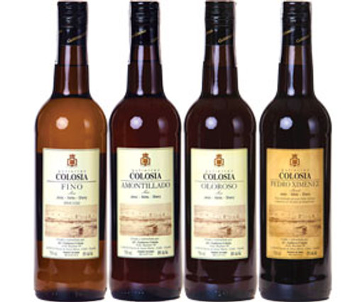 Gutiérrez-Colosía Sherry Case: 3 bottles each: Fino, Amontillado, Oloroso, Pedro Ximenez|13386