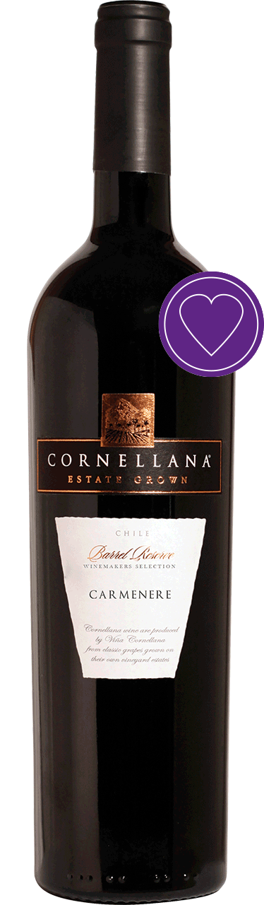 Cornellana Winemakers Selection Barrel Reserve Carmenere Peumo|14926 2023 by Vina La Rosa SA, Carmenere from Cachapoal Valley, Chile - Imported by Opimian Wine Club