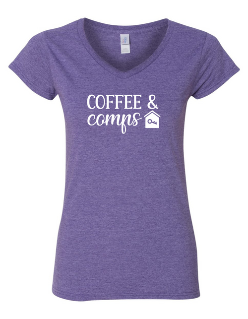 Coffee & Comms V-neck Coffee & Comms V-neck
