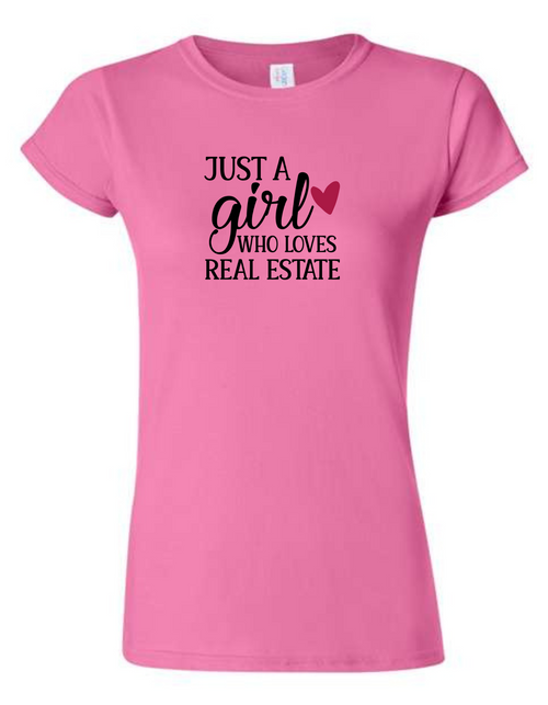 Just A Girl Who Loves Real Estate Crew Neck