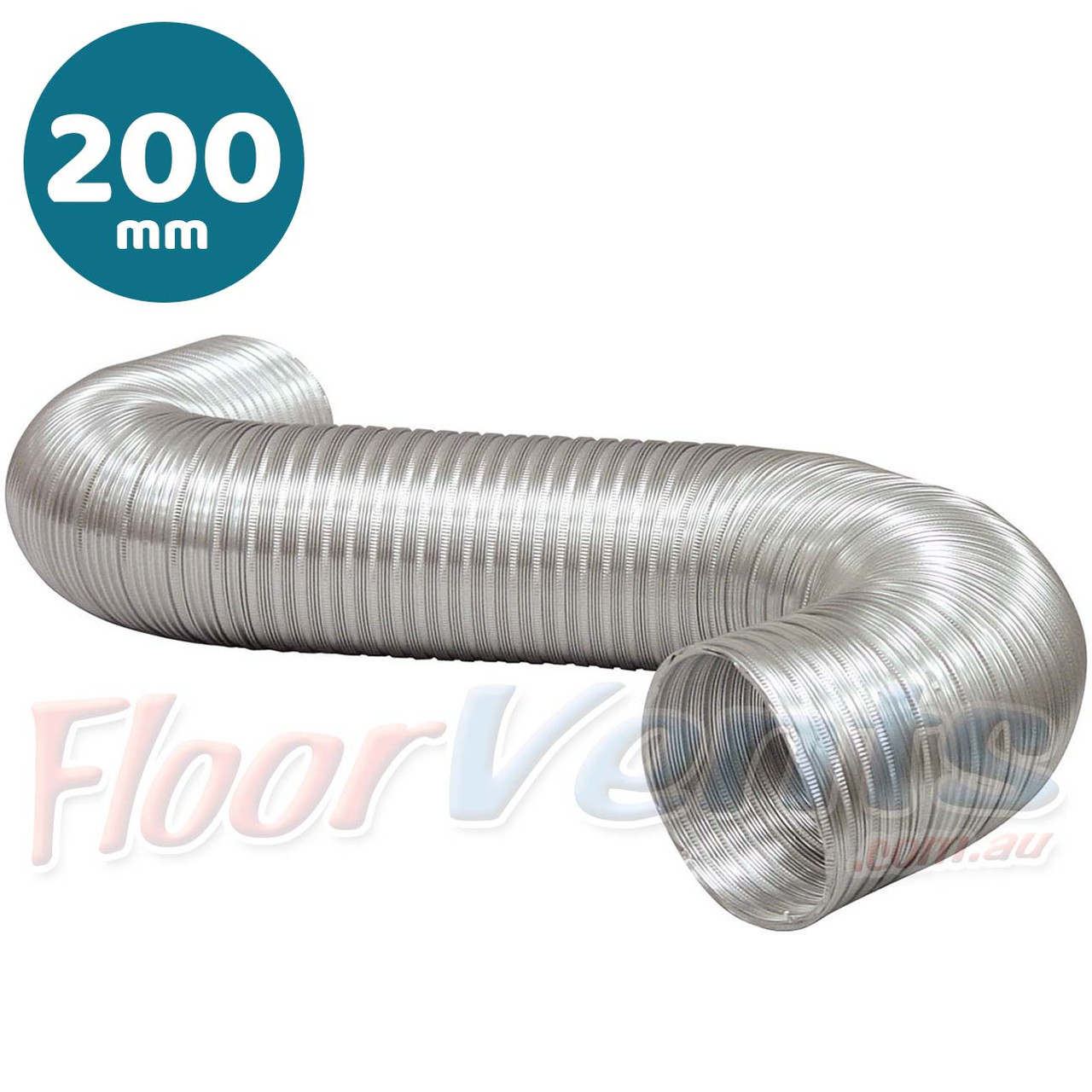 Somi Rigid Semi-Rigid Ducting - 200mm x 3M - JAGAN Enterprises