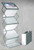 Brochure Holder Mobile Concertina Stand - A3 x6 or A4 x12