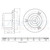 Ceiling Downjet Vent - 150mm