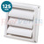Gravity Louvre Wall Vent - 125mm