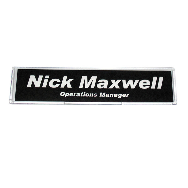 Name Card Holder Door/Cubicle - 215 x 50mm
