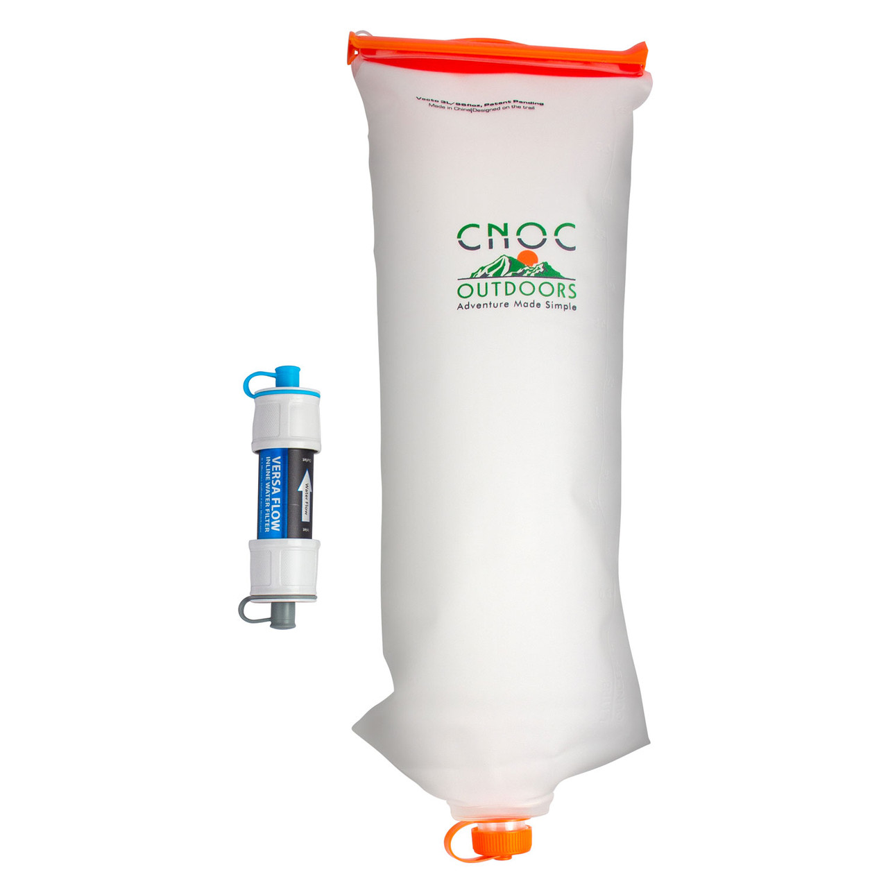 Versa Flow Water Filter and CNOC 3L Vecto Water Container Pack