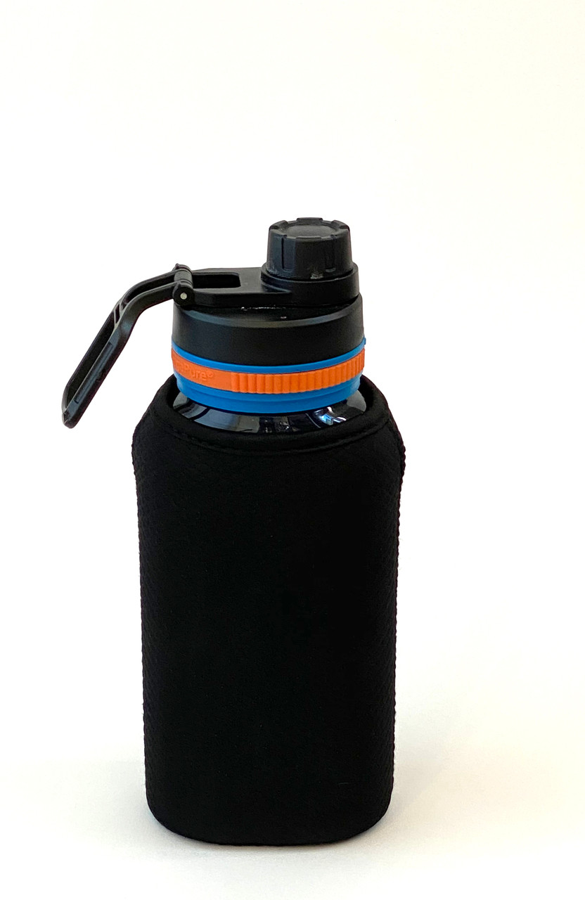KangaPure Universal Tap Water Filter Lid for Wide Mouth Bottles - Includes  FREE Bottle and Sleeve! - HydroBlu