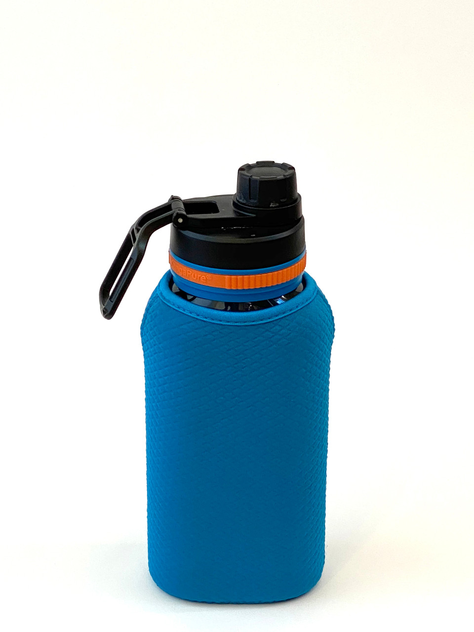 Tritan Water Bottle with Wide Mouth lead BPA-Free and Colored sleeve (for  use with KangaPure Universal Tap Water Filter) - HydroBlu
