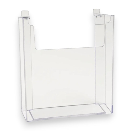 Literature Holder for Slatwall 8-1/2"x11" (12 Pack)