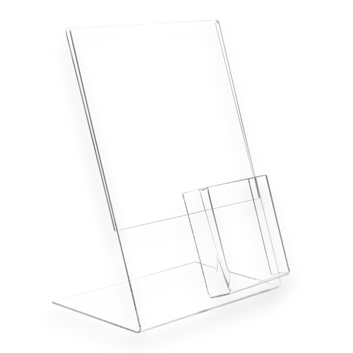 Acrylic Brochure Holder w/ 4" Pocket 8-1/2"Wx11"H