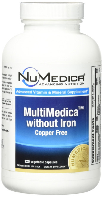 NuMedica - MultiMedica without Iron - 120 Vegetable Capsules NuMedica - MultiMedica without Iron - 120 Vegetable Capsules