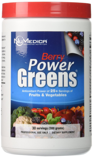 NuMedica - Power Greens Berry - 300 Grams / 30 Servings NuMedica - Power Greens Berry - 300 Grams / 30 Servings