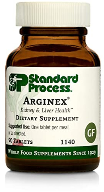 Standard Process Arginex - Whole Food Formula for Body Cleanse Organs - Liver Support and Kidney Health Supplement with Vitamin A, Oat Flour, Buckwheat and Ascorbic Acid - 90 Tablets Standard Process Arginex - Whole Food Formula for Body Cleanse Organs - Liver Support and Kidney Health Supplement with Vitamin A, Oat Flour, Buckwheat and Ascorbic Acid - 90 Tablets