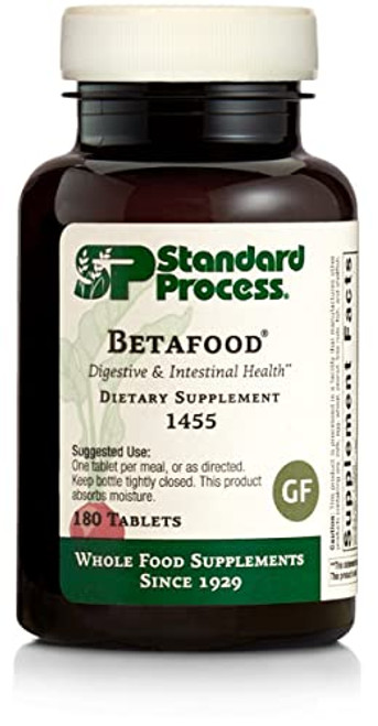 Standard Process Betafood - Digestive Health and Liver Support Supplement with Whole Food Blend of Oat Flour, Organic Beet Root, and Organic Beet Juice - 180 Tablets Standard Process Betafood - Digestive Health and Liver Support Supplement with Whole Food Blend of Oat Flour, Organic Beet Root, and Organic Beet Juice - 180 Tablets