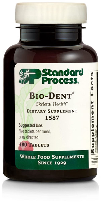 Standard Process Bio-Dent - Whole Food Supplement for Skin, Muscle, and Bone Health - Calcium, Licorice Root, Manganese, Phosphorus, and More - 180 Tablets Standard Process Bio-Dent - Whole Food Supplement for Skin, Muscle, and Bone Health - Calcium, Licorice Root, Manganese, Phosphorus, and More - 180 Tablets