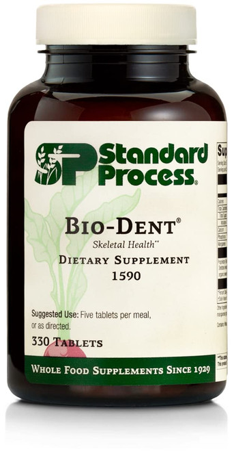 Standard Process Bio-Dent - Whole Food Supplement for Skin, Muscle, and Bone Health - Calcium, Licorice Root, Manganese, Phosphorus, and More - 330 Tablets Standard Process Bio-Dent - Whole Food Supplement for Skin, Muscle, and Bone Health - Calcium, Licorice Root, Manganese, Phosphorus, and More - 330 Tablets