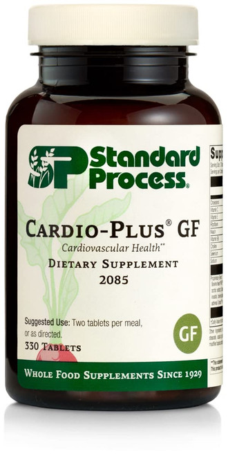 Standard Process Cardio-Plus GF (Gluten Free) - Supports Heart Health and Blood Flow from Vitamin C, Vitamin E, Riboflavin, Niacin, Vitamin B6, Choline, Selenium, and More - 330 Tablets Standard Process Cardio-Plus GF (Gluten Free) - Supports Heart Health and Blood Flow from Vitamin C, Vitamin E, Riboflavin, Niacin, Vitamin B6, Choline, Selenium, and More - 330 Tablets
