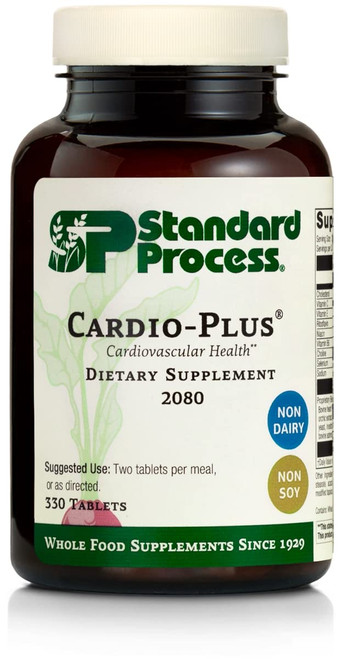 Standard Process Cardio-Plus - Antioxidant Support - Heart Health Supplement - Circulation & Blood Flow Supplement with Vitamin B6, Niacin & Riboflavin - Energy Metabolism Supplement - 330 Tablets Standard Process Cardio-Plus - Antioxidant Support - Heart Health Supplement - Circulation & Blood Flow Supplement with Vitamin B6, Niacin & Riboflavin - Energy Metabolism Supplement - 330 Tablets