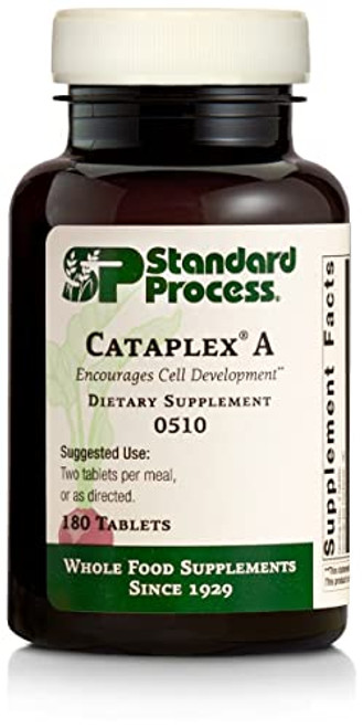 Standard Process Cataplex A - Antioxidant Supplement for Eye Health and Antioxidant Activity with Vitamin A, Magnesium Citrate, Sunflower Lecithin, Oat Flour, Wheat Germ, Ascorbic Acid - 180 Tablets Standard Process Cataplex A - Antioxidant Supplement for Eye Health and Antioxidant Activity with Vitamin A, Magnesium Citrate, Sunflower Lecithin, Oat Flour, Wheat Germ, Ascorbic Acid - 180 Tablets