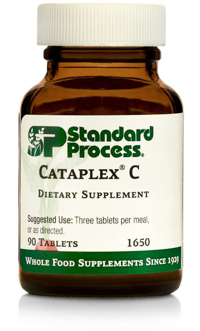 Standard Process Cataplex C - Immune Support, Adrenal Support, and Skin and Bone Health Supplement with Vitamin C, Magnesium Citrate, Calcium, Sunflower Lecithin, and More - 90 Tablets Standard Process Cataplex C - Immune Support, Adrenal Support, and Skin and Bone Health Supplement with Vitamin C, Magnesium Citrate, Calcium, Sunflower Lecithin, and More - 90 Tablets