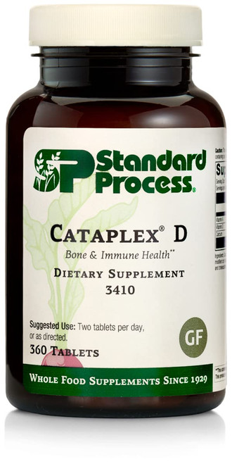 Standard Process Cataplex D - Whole Food Immune Support, Digestive Health, Bone Strength and Bone Health with Cholecalciferol, Calcium Lactate, and Ascorbic Acid - Vegetarian - 360 Tablets Standard Process Cataplex D - Whole Food Immune Support, Digestive Health, Bone Strength and Bone Health with Cholecalciferol, Calcium Lactate, and Ascorbic Acid - Vegetarian - 360 Tablets
