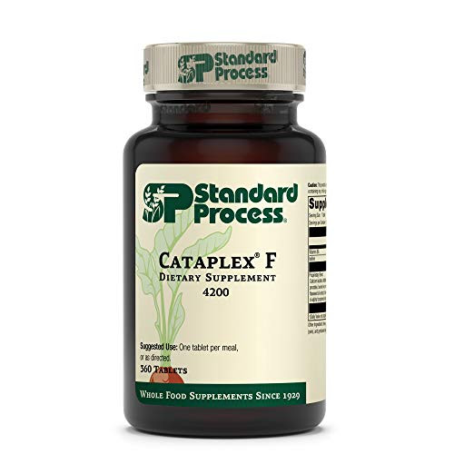 Standard Process Cataplex F - Whole Food Supplement, Thyroid Support, Metabolism, Skin Health, and Hair Health with Vitamin B6, Iodine, Flaxseed Oil - 360 Tablets Standard Process Cataplex F - Whole Food Supplement, Thyroid Support, Metabolism, Skin Health, and Hair Health with Vitamin B6, Iodine, Flaxseed Oil - 360 Tablets