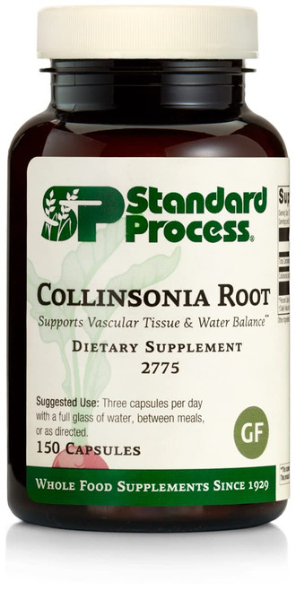Standard Process Collinsonia Root - Whole Food Vascular Supplement, Digestive Health, Bladder Support, Digestion, and Kidney Support with Collinsonia Root -150 Capsules Standard Process Collinsonia Root - Whole Food Vascular Supplement, Digestive Health, Bladder Support, Digestion, and Kidney Support with Collinsonia Root -150 Capsules